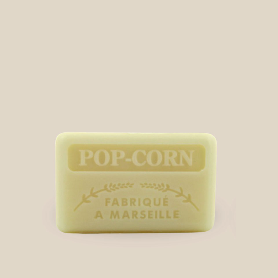 Marseille Soap – Organic Shea Butter 125g – Popcorn - Image 3