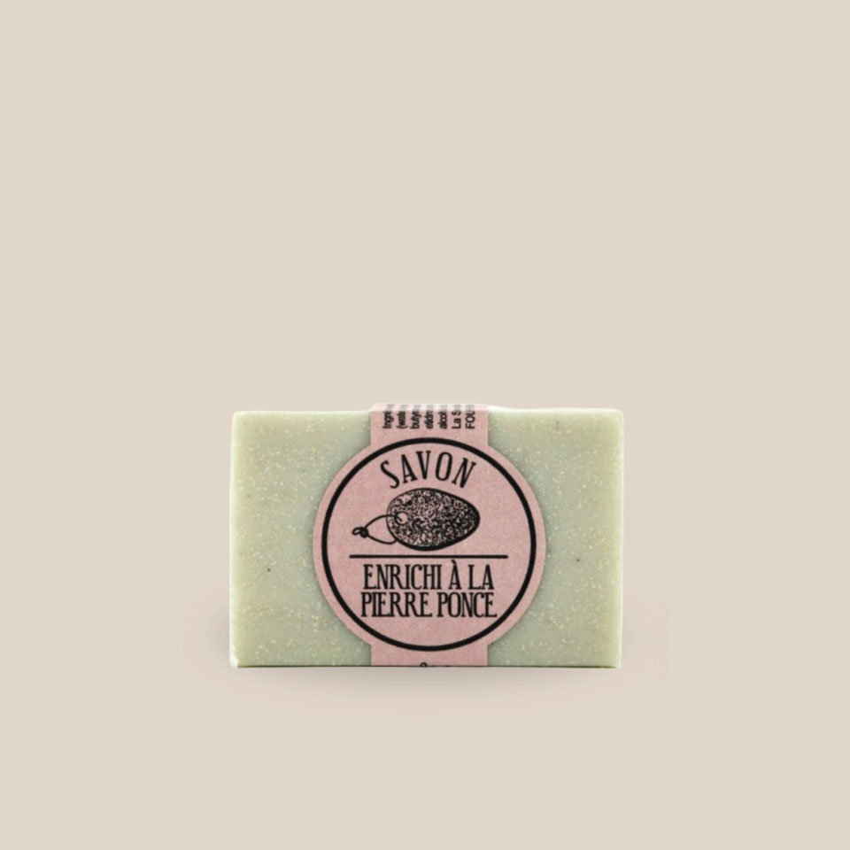 Savon enrichi au Pierre Ponce 125g – Image 3