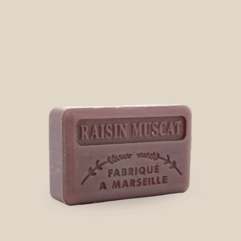Savonnette Marseillaise – Beurre de karité Bio 125g – Raisin Muscat