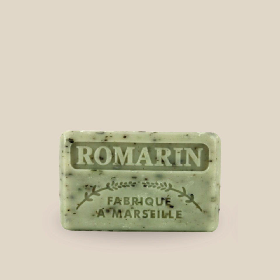 Savonnette Marseillaise – Beurre de karité Bio 125g – Romarin – Image 3