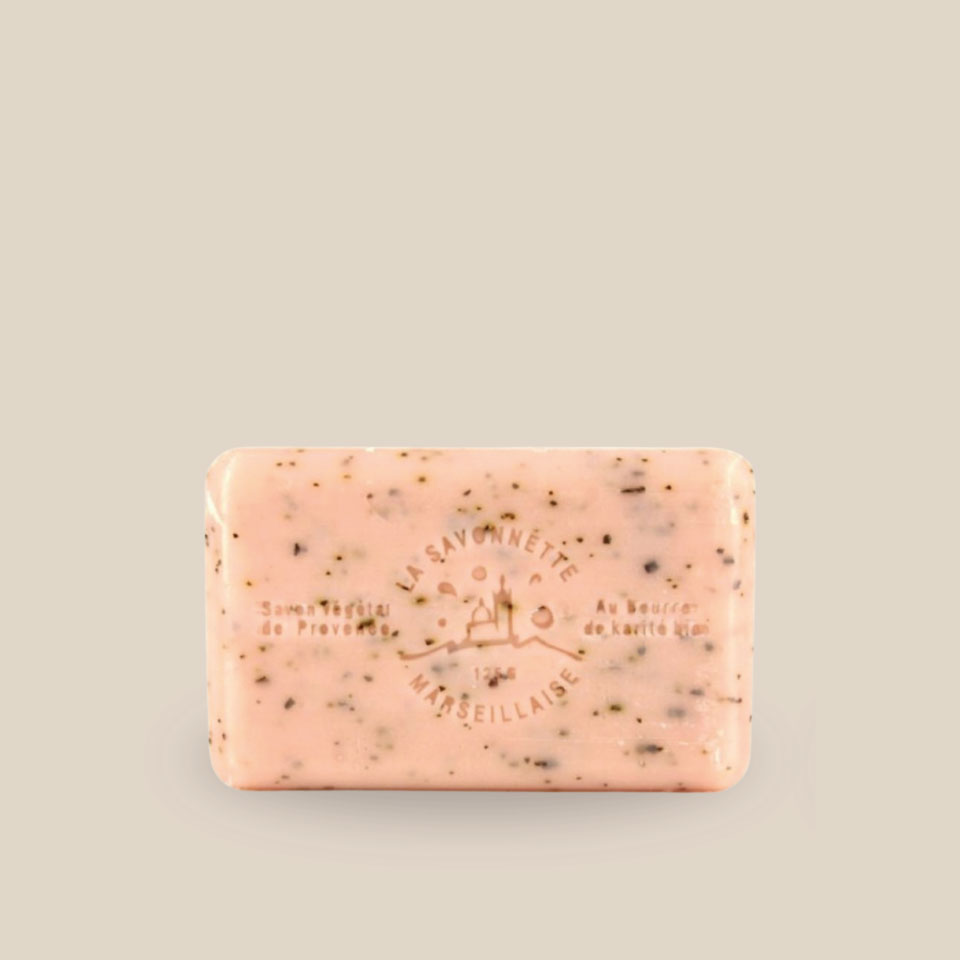 Savonnette Marseillaise – Beurre de karité Bio 125g – Pétales de Rose – Image 2