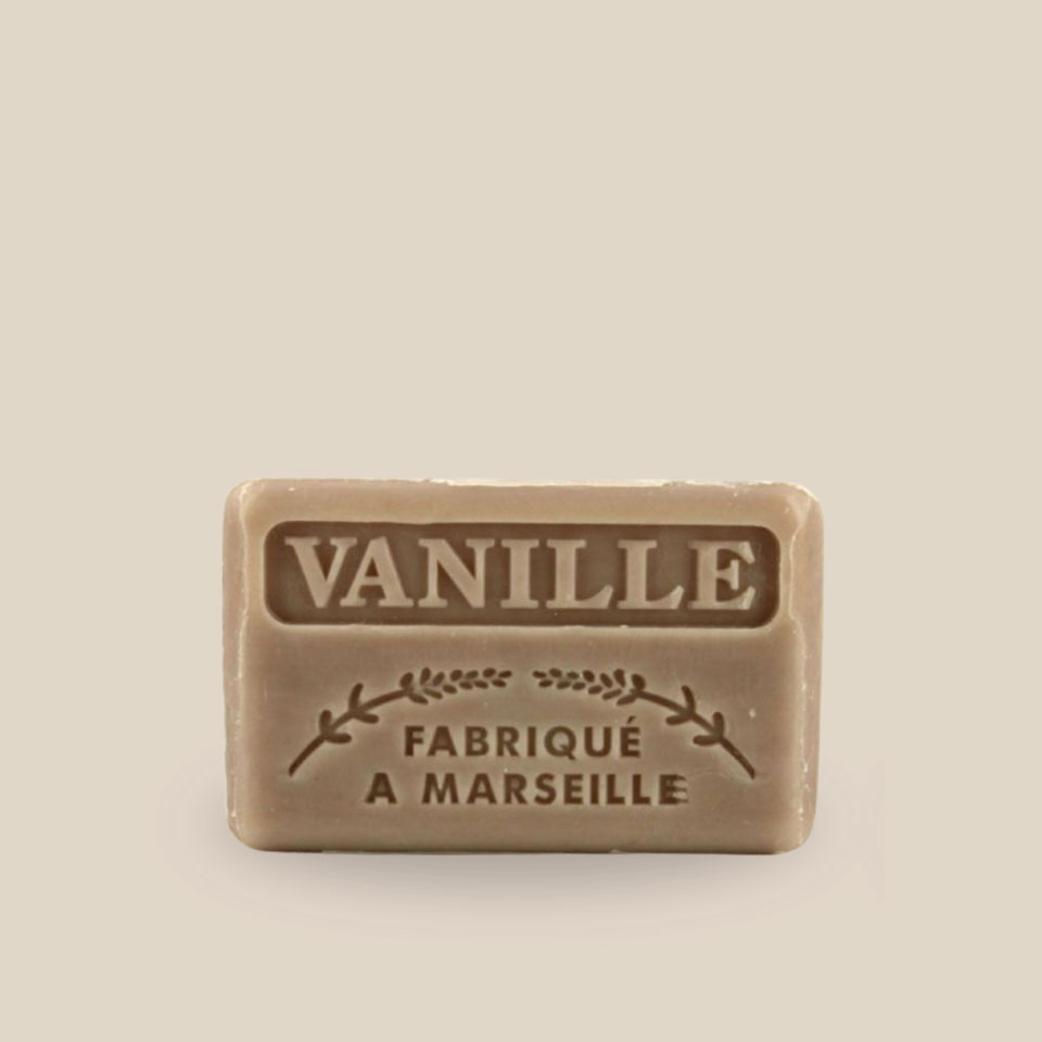 Savonnette Marseillaise – Beurre de karité Bio 125g – Vanille – Image 3