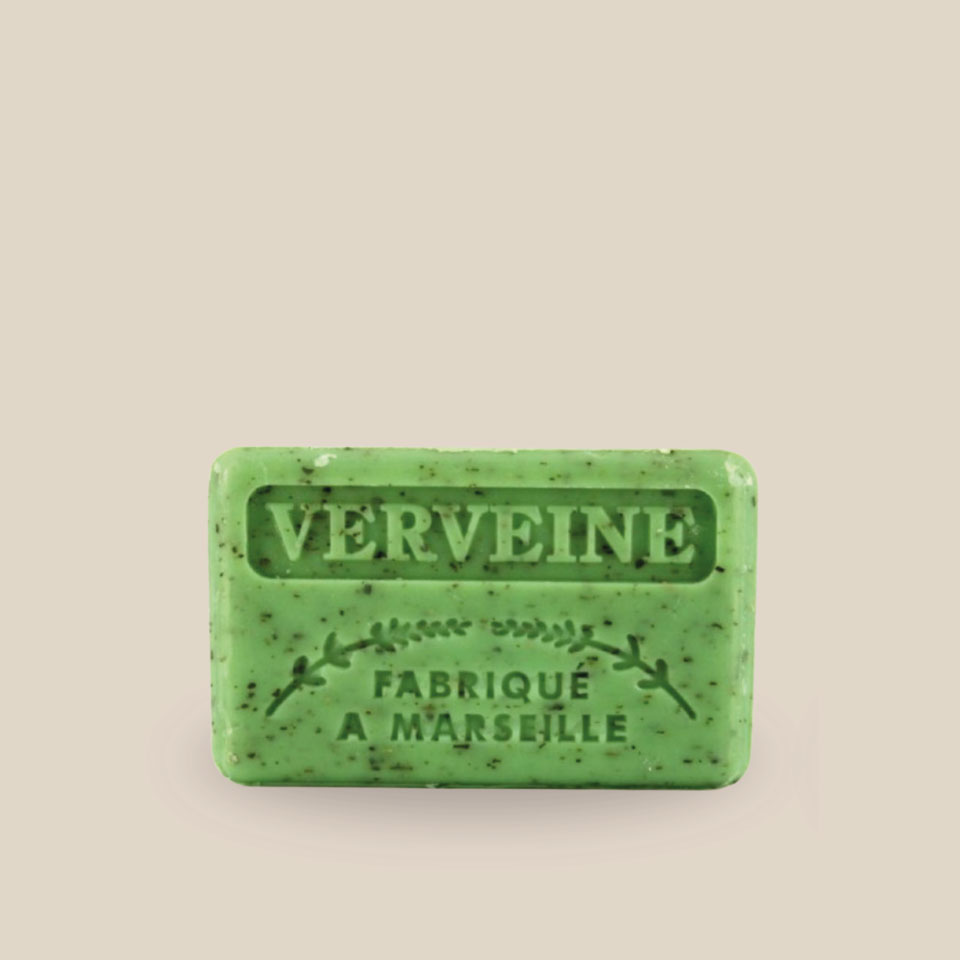 Savonnette Marseillaise – Beurre de karité Bio 125g – Verveine feuilles – Image 3
