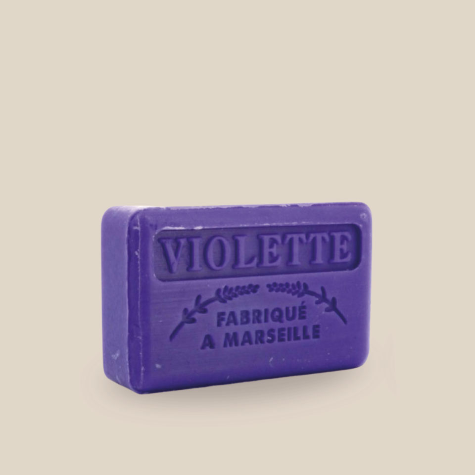 Savonnette Marseillaise – Beurre de karité Bio 125g – Violette
