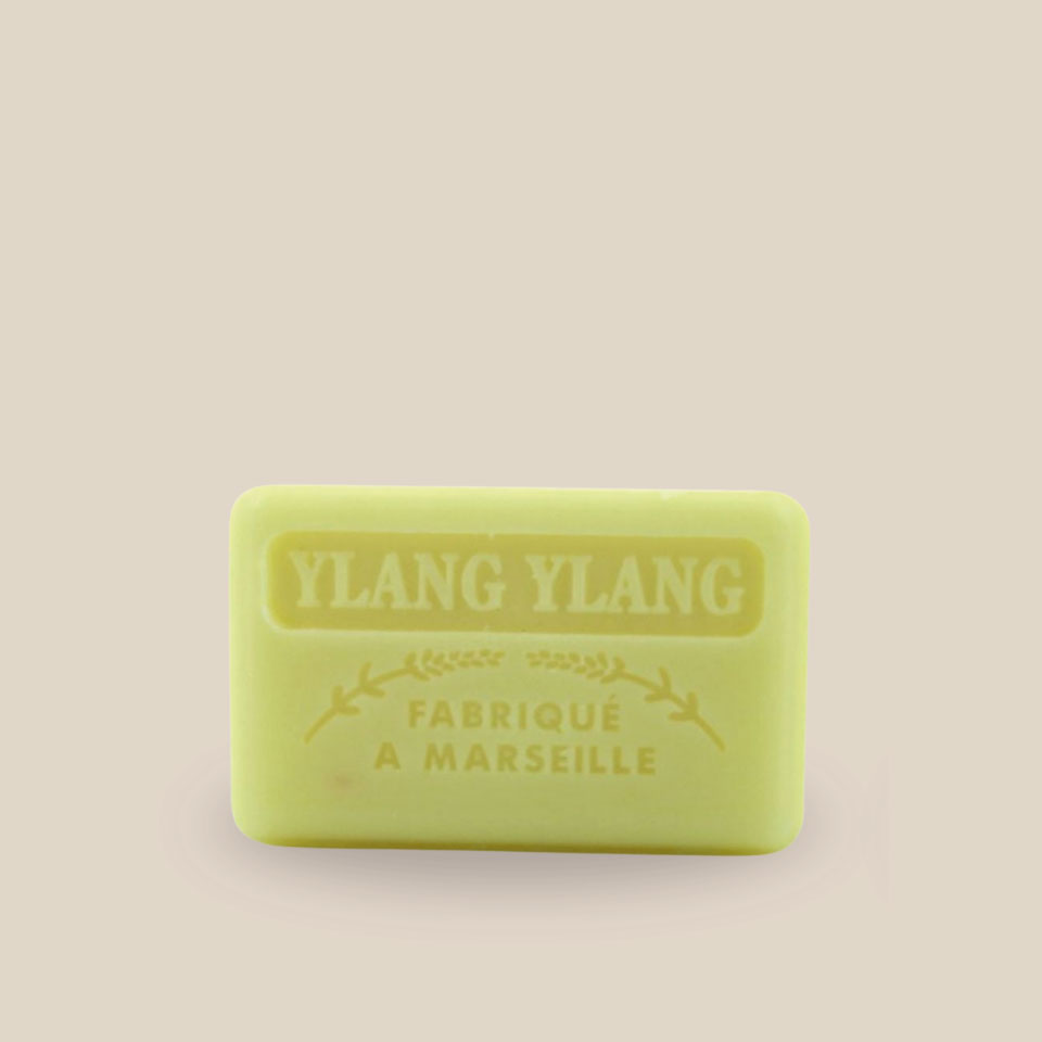 Savonnette Marseillaise – Beurre de karité Bio 125g – Ylang Ylang – Image 3