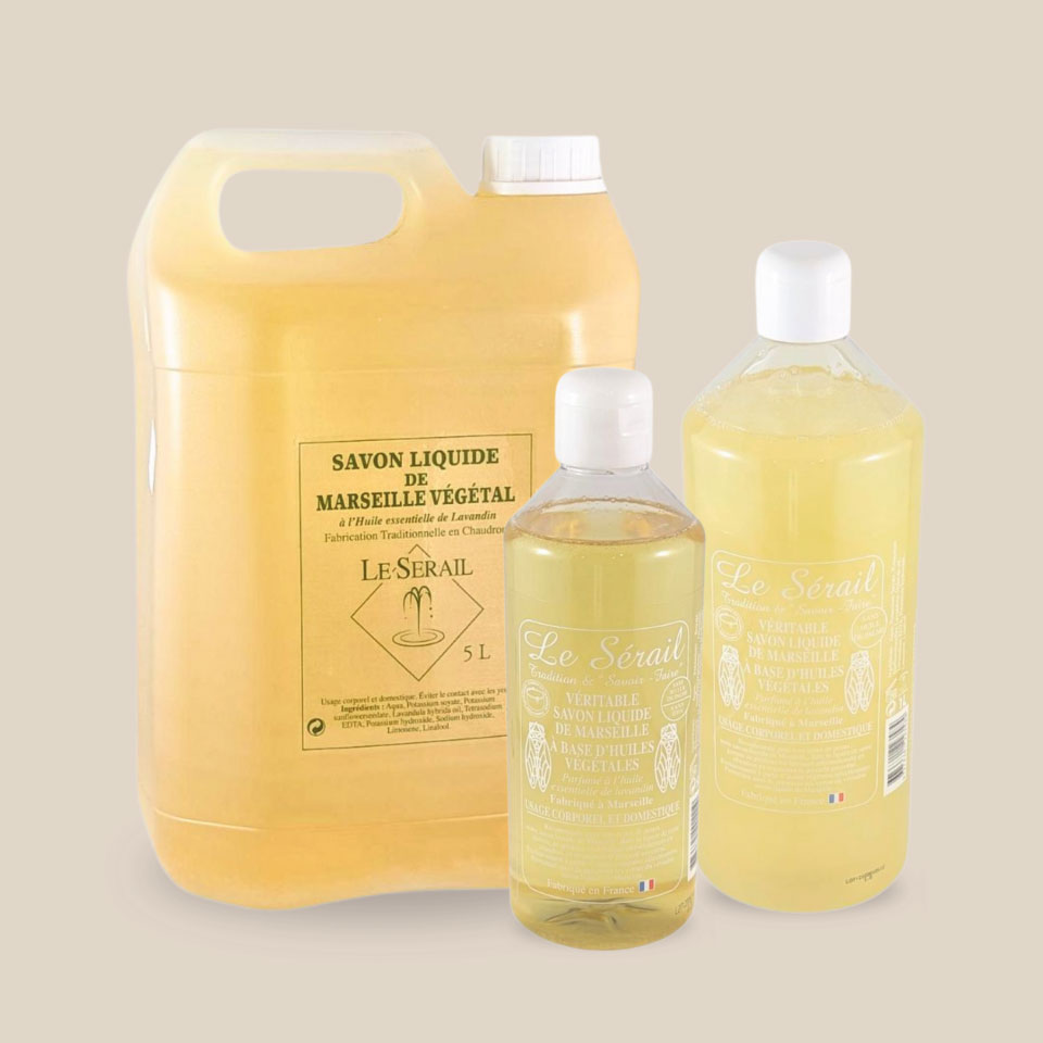 Savon liquide de Marseille Nature – H.E. Lavandin