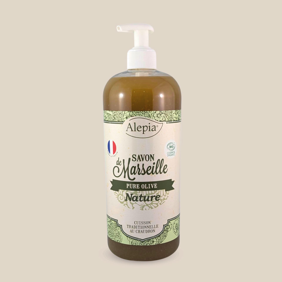 Organic liquid Marseille soap – Pure Olive – Natural