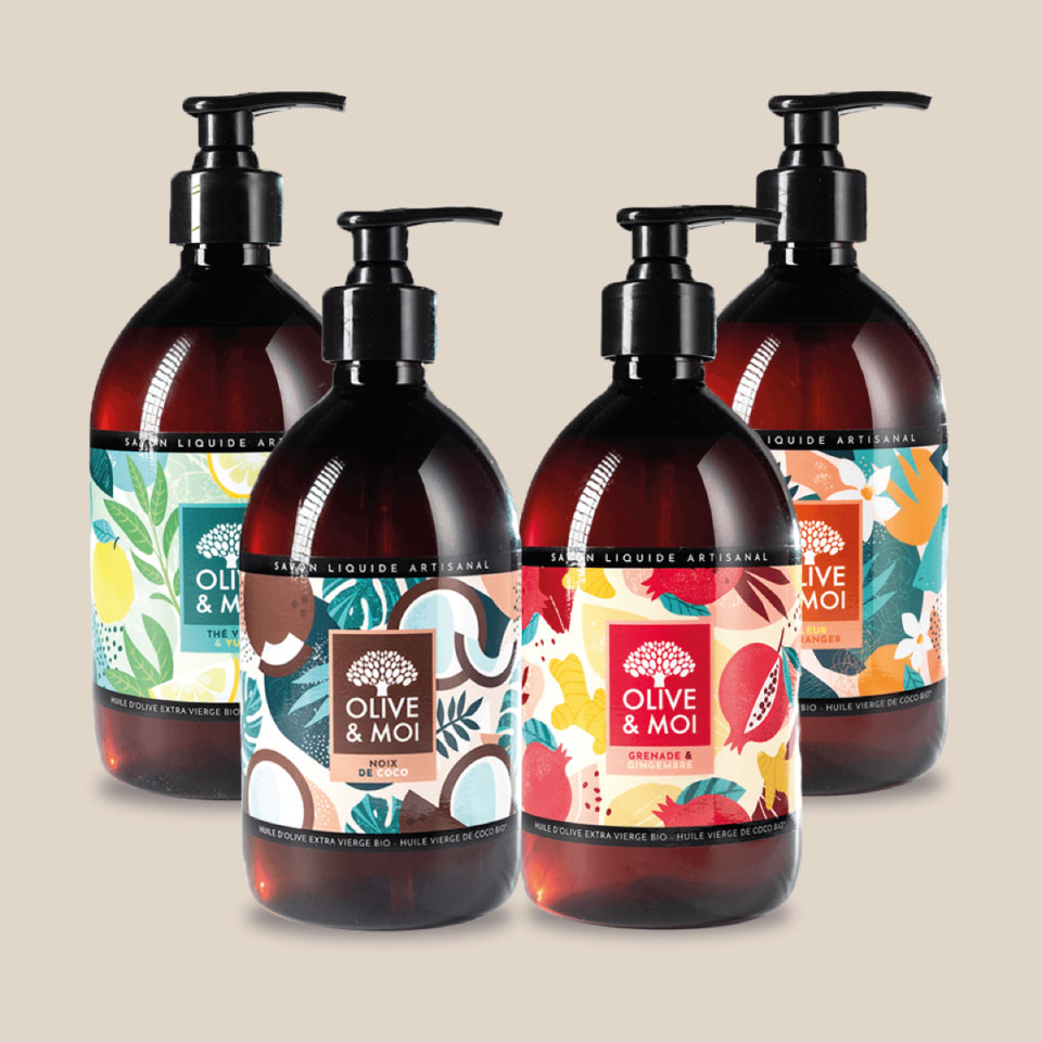Savon liquide Bio – Olive Extra Vierge & Coco Extra Vierge Bio