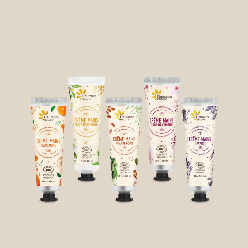 Photo produit : toutes les crèmes à mains bio et parfumée