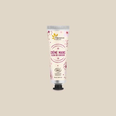 Photo produit : Crème à mains bio Fleur de Cerisier, tube de 30 ml
