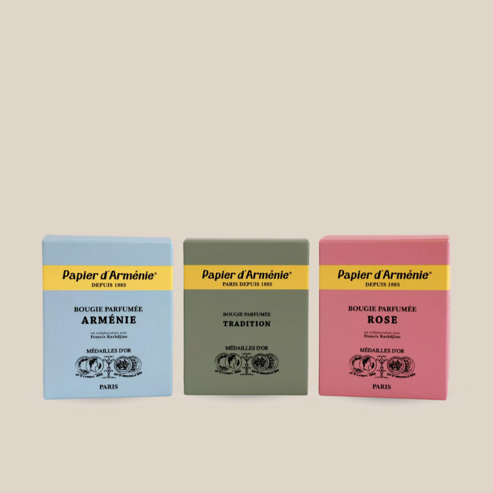 Photo produit : Bougies d'Arménie, dans une boîte